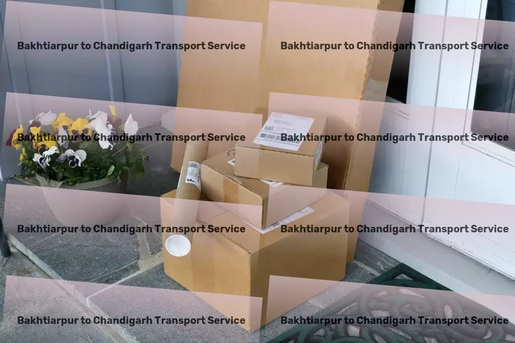 Bakhtiarpur to Chandigarh Luggage Courier Multi-regional cargo delivery